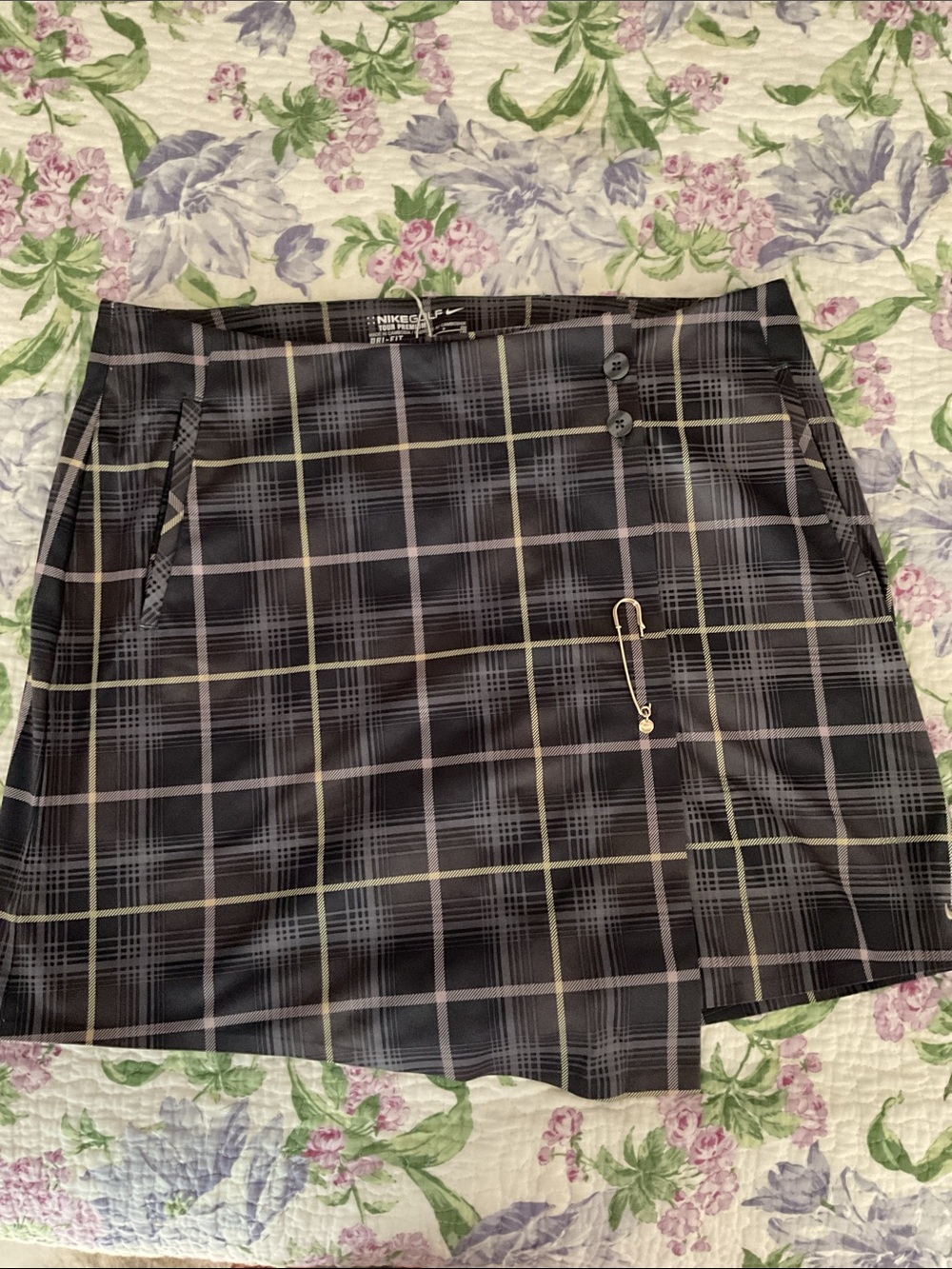 Nike Plaid Mini Skorts
